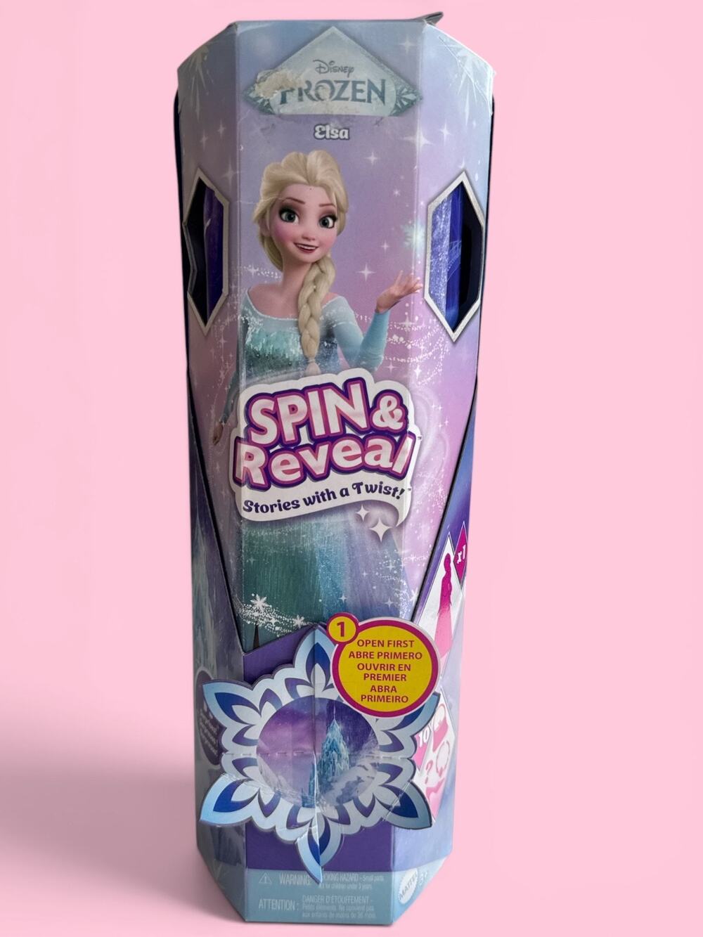 Disney Frozen Elsa Spin Reveal Doll Surprise Playset Toy New in Box